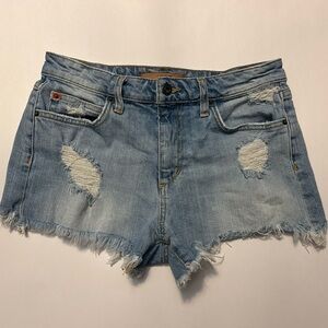 Joe’s Jeans Women Denim Cutoff - High Rise Silvie Shorts Size 28 Distressed